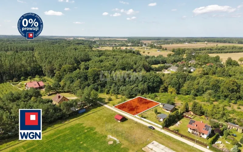 Grunt budowlany jednorodzinny na  sprzedaż Machowino - Machowino I 900m2 I WZ I Media I Prowizja 0%
